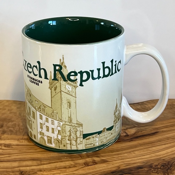 Starbucks Czech Republic Global Icon Collector Series 2017 Coffee Cup Mug 16 Oz. - Picture 4 of 10